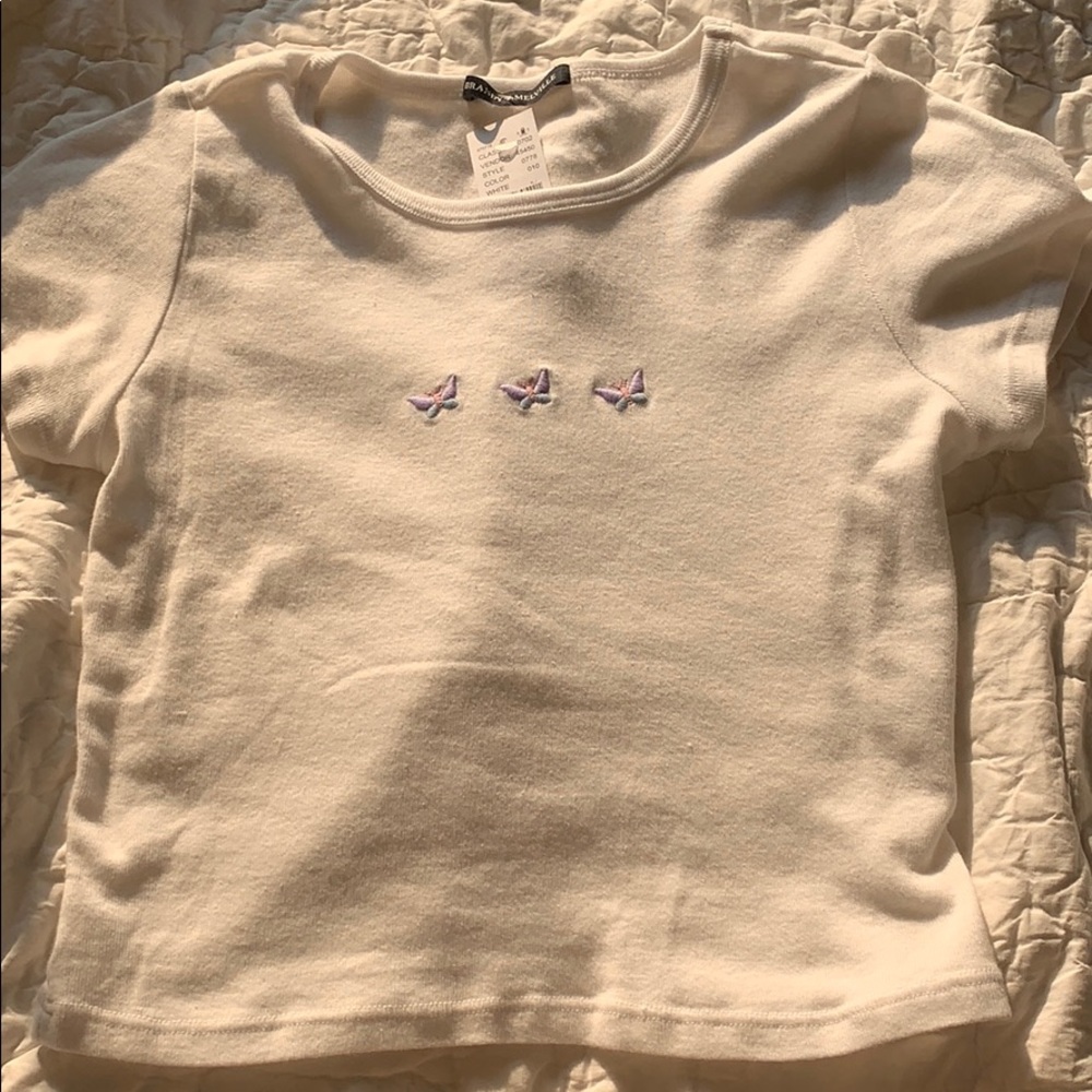 Brandy Little butterfly top
